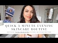 5 MINUTE DAILY (WORK FROM HOME) EVENING + SKINCARE ROUTINE | UNWIND WITH ME AFTER WORK! 😴💤