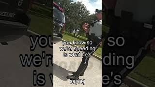 Officer Questions Traffic Control Methods During Escort Operations