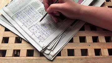 ASMR Sudoku Solving 数独 ★ Writing + Paper Crinkling + NO TALKING