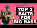 *Top 3 Baits* for BIG BASS! (PRESPAWN)