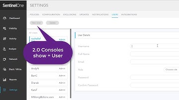 How to Create SentinelOne Management Console Users