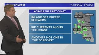 Seabreeze and warmer temperatures return to the First Coast