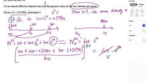 [MATH 2620 Financial Mathematics] Lecture 11: Ch1 SOA Questions 1.19 and 1.20