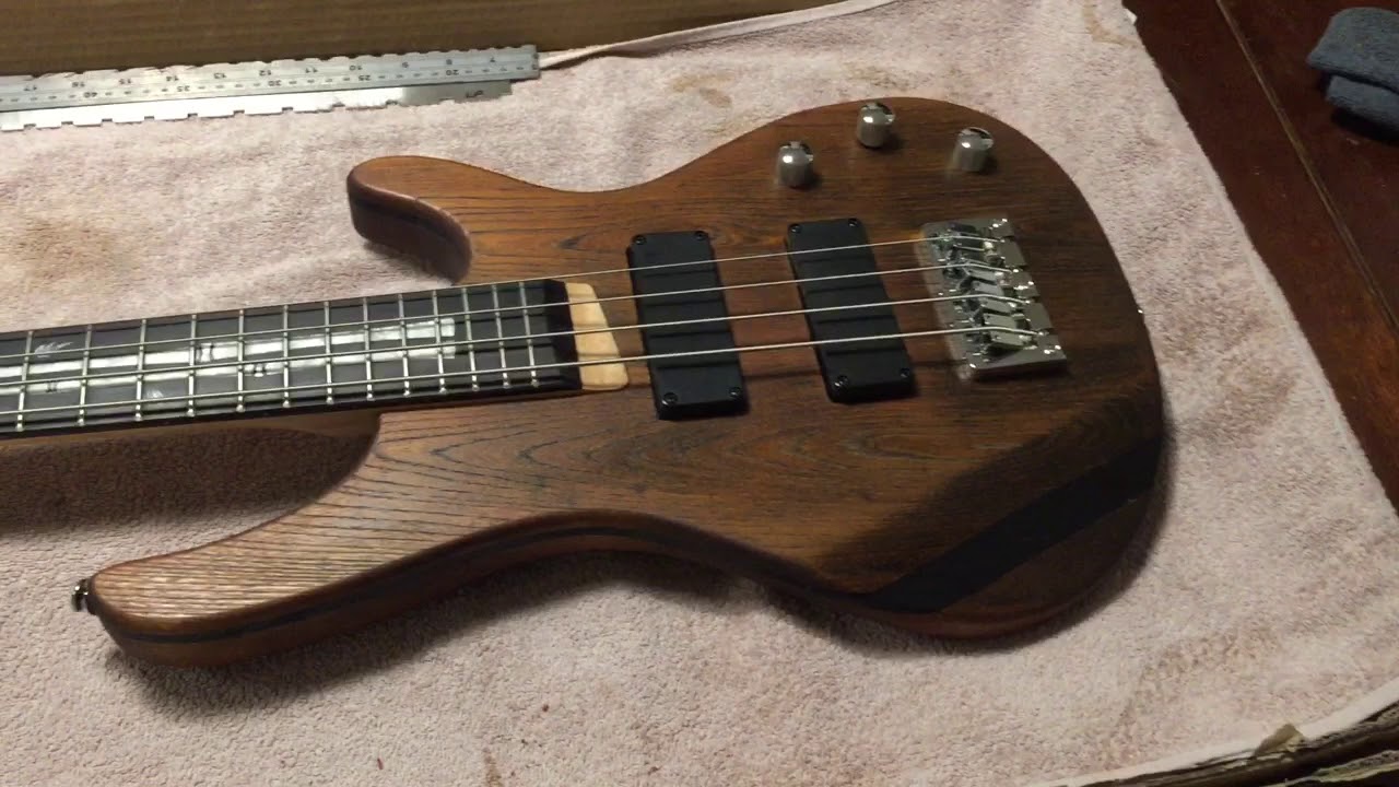 Building A Bass Guitar Kit Part 2 YouTube