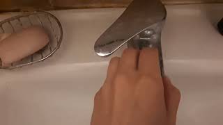 Learn Spanish/ French: "lavabo" (sink) #asmr #learnlanguages #learnfrench #learnspanish