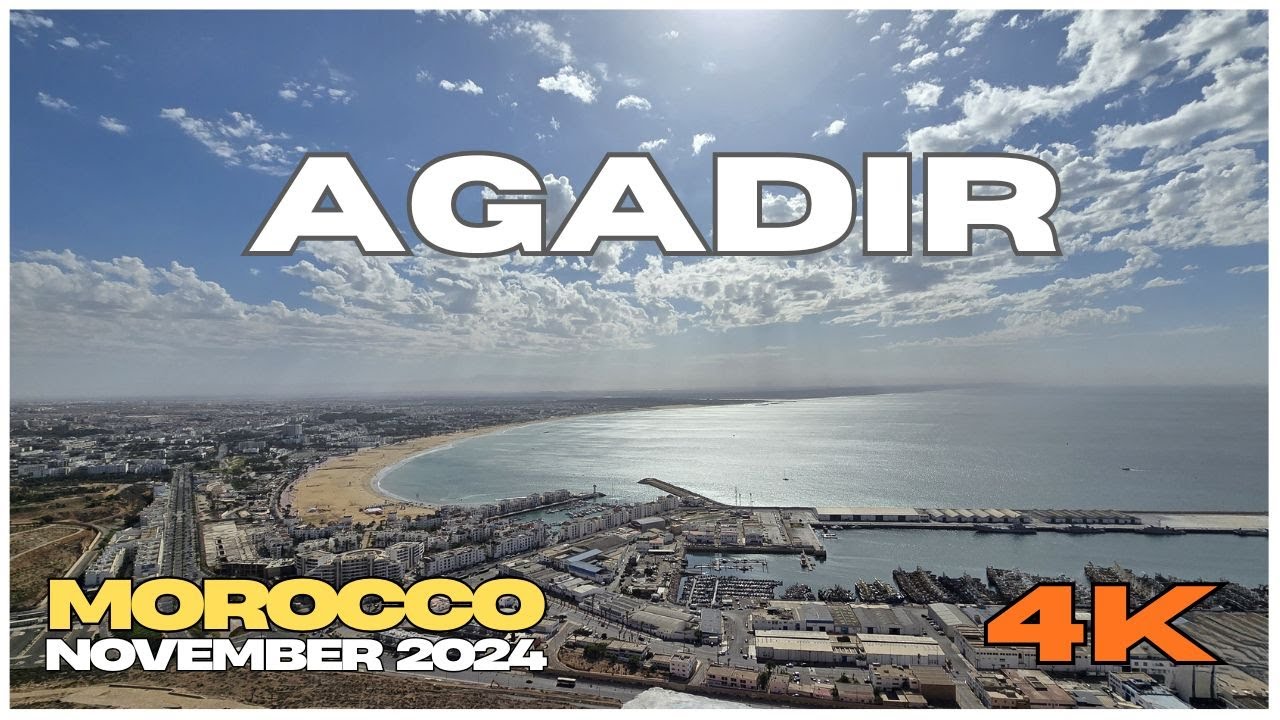 Exploring Agadir || Morocco || 4K || November 2024