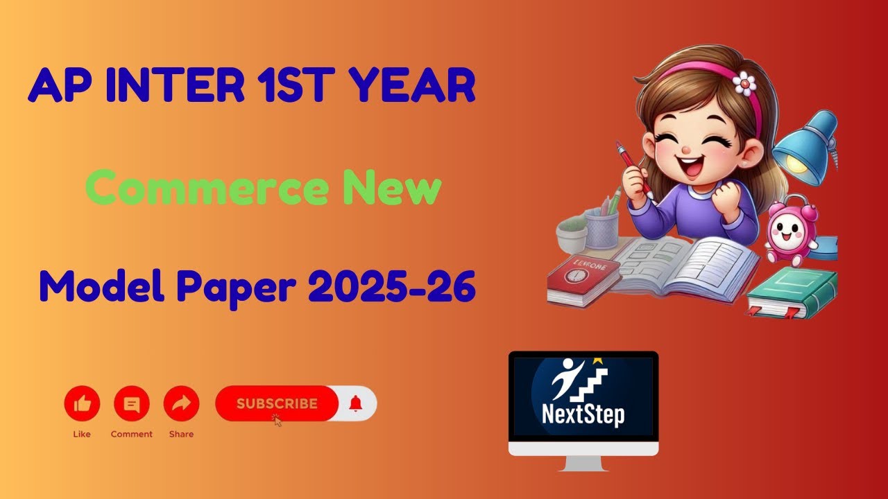 AP Inter 1st Year Commerce Model Paper Explained || 2025-26