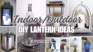 DIY Lanterns | Home Decor Ideas (Glam Edition) | Dollar Tree DIY - Episode #1