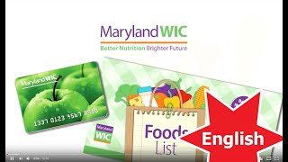 Maryland WIC vendor training video_English screenshot 4