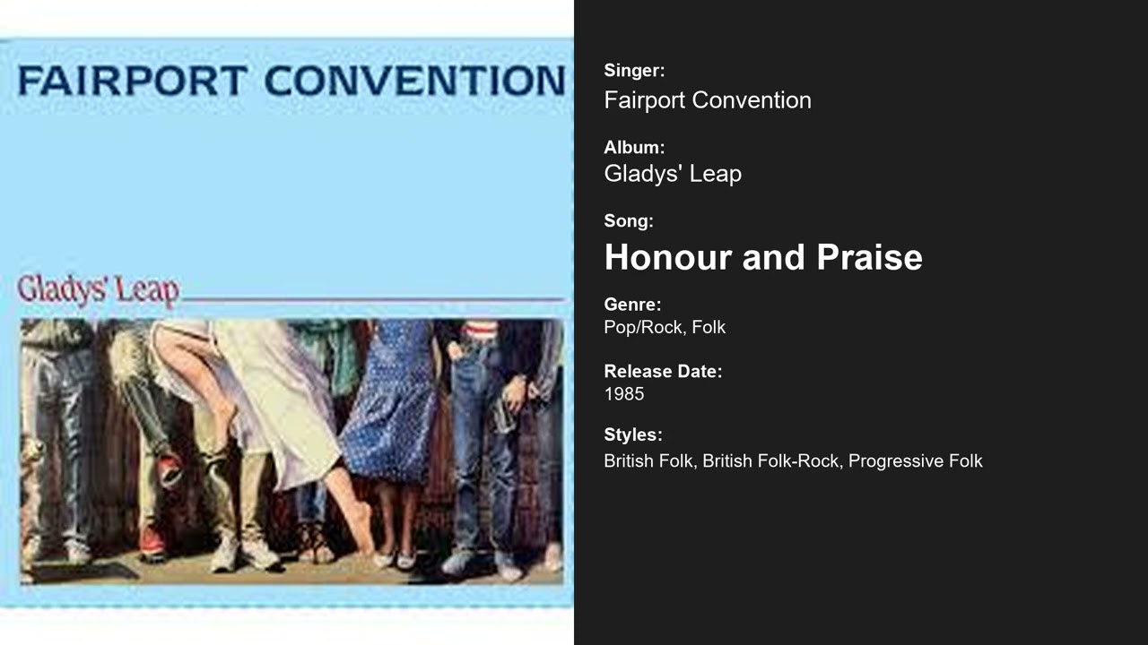 Gladys' Leap by  Fairport Convention - New Pop/Rock, Folk Album Out Now!