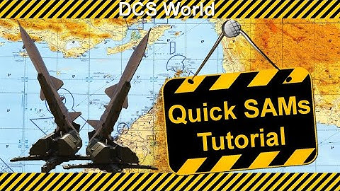 DCS World Mission Editor - Quick SAM Site Tutorial