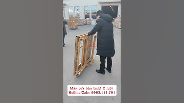 Máy cưa bàn trượt 2 lưỡi có thể gấp gọn mang đi công trình #maycuabantruot #maycuabantruot2luoi