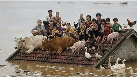 😱 Lũ lụt kinh hoàng: Mẹ thiên nhiên nổi giận cuốn phăng mọi thứ không lối thoát! ⚠️