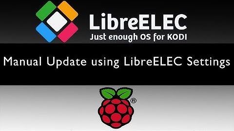 Manual Update using LibreELEC Settings
