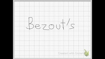 MAT 112: Bezout