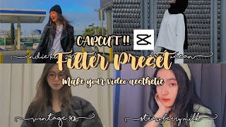 CAPCUT FILTER PRESET!! ; with tutorial - make your video aesthetic .filter by Delvarox on Tiktok