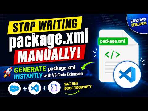 Stop Writing package.xml Manually! Generate package.xml Instantly with VS Code Extension
