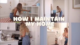 how I maintain my home + stay productive/proactive | sunday reset