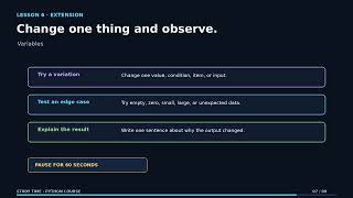 Python Lesson 6: Variables and Naming