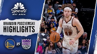 Brandin Podziemski Highlights Watch Warriors Guard Score Career-High 30 Points Nbc Sports Ba