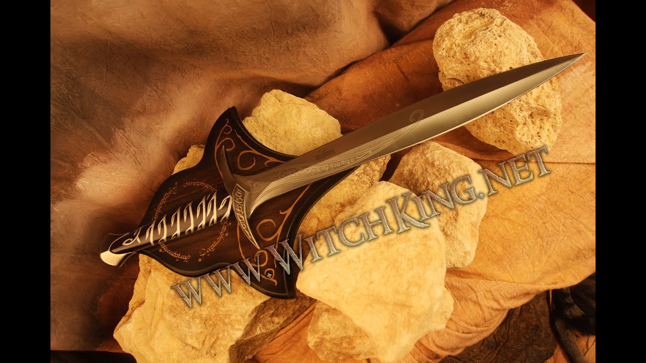 The Lord of the Rings Sting Sword by United cutlery. - YouTube