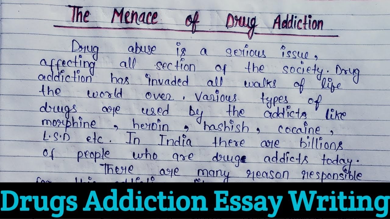 drug menace essay