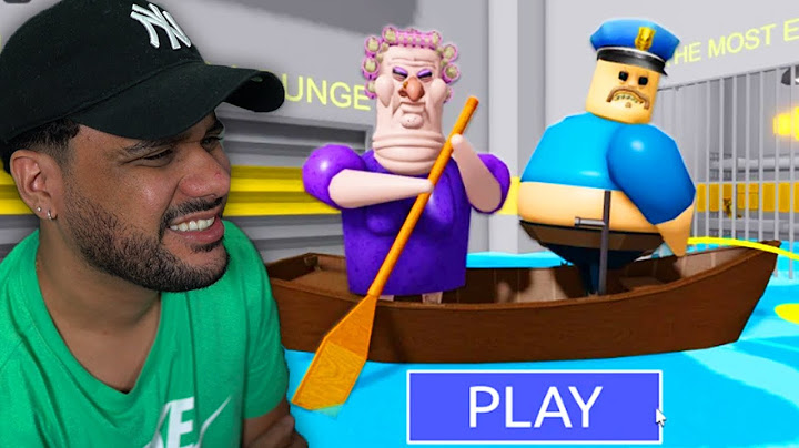 🌊 A prisão do POLICIAL PEIDÃO BARRY está ALAGADA no roblox..