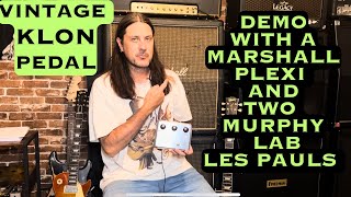 I Test A Vintage Klon Centaur With My Marshall Plexi And Murphy Lab Les Pauls For Science!