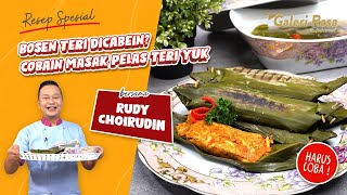 RUDY CHOIRUDIN BOSEN TERI DICABEIN? COBAIN MASAK PELAS TERI YUK ~ RESEP PELAS TERI BASAH