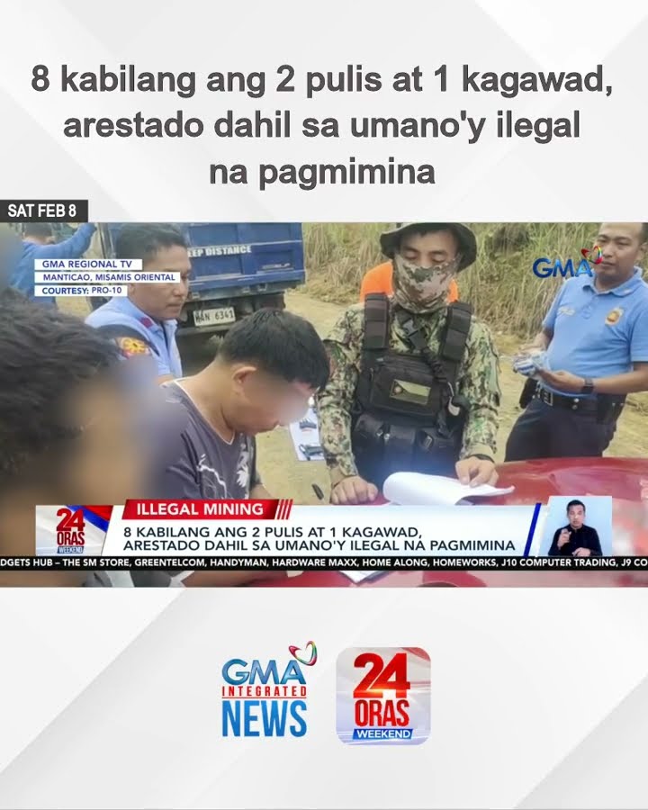 8 kabilang ang 2 pulis at 1 kagawad, arestado dahil sa umano'y ilegal na pagmimina | 24 Oras Weekend