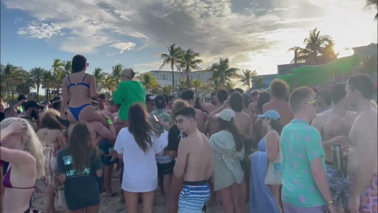 Fort Lauderdale Beach Spring Break 2022 1 YouTube
