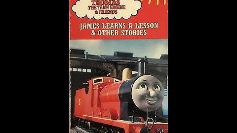 Opening to Thomas & Friends: James Learns a Lesson 1992 VHS (1993 Tape Master)