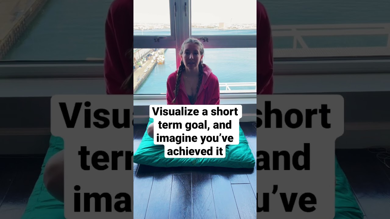 Visualization technique - great for athletes thinking about an upcoming goal!