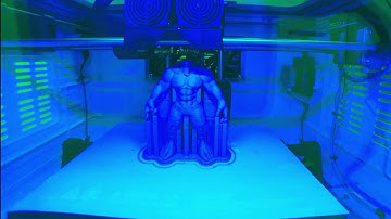 The Hulk 3D Print Time-lapse