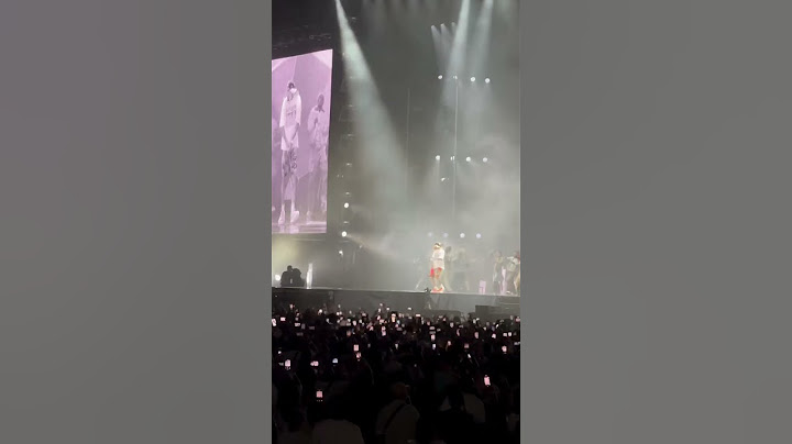 Chris Brown dancing to “Tshwala Bam” on Day 1 of his South Africa concert