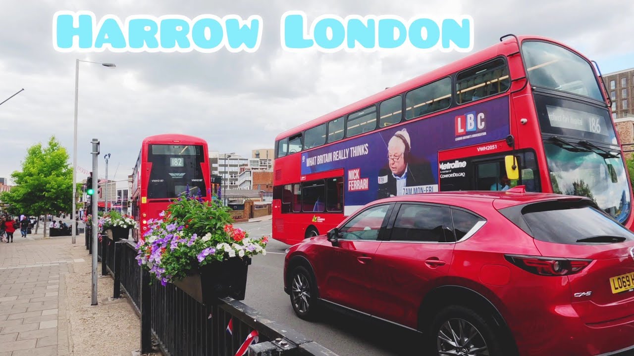 Harrow North London || Summer Walking Tour! [ 4K ]