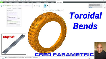 Creo Parametric - Toroidal Bends | Part Modeling