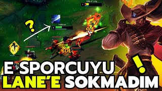 E SPORCUYU LANE'E SOKMADIM DALGA GEÇEREK OYNADIM !