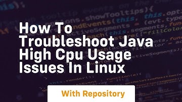 How to troubleshoot java high cpu usage issues in linux