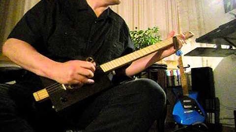" Will The Circle Be Unbroken " played on a Cigar Box Guitar