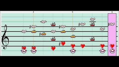 Mega Man 2: Intro/Title Theme (Mario Paint)