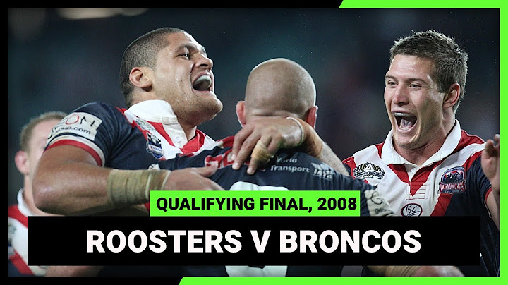 NRL Finals Flashback | Sydney Roosters v Brisbane Broncos | Qualifying Final, 2008