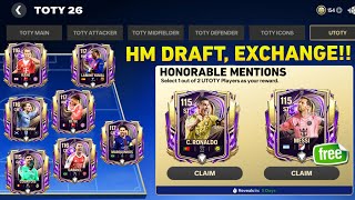 Free Toty Honourable Mention Guide Official Hm Draft, No Exchange & Get 115117 Ovr Fc Mobile 26
