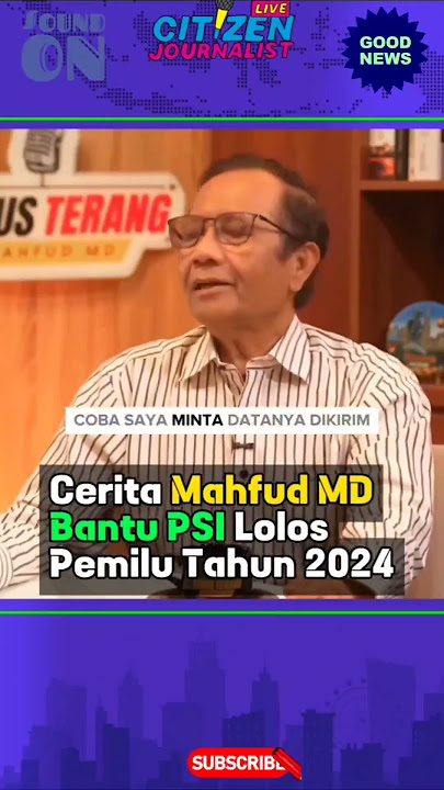 Mahfud MD's Story of Helping PSI Win the 2024 Elections