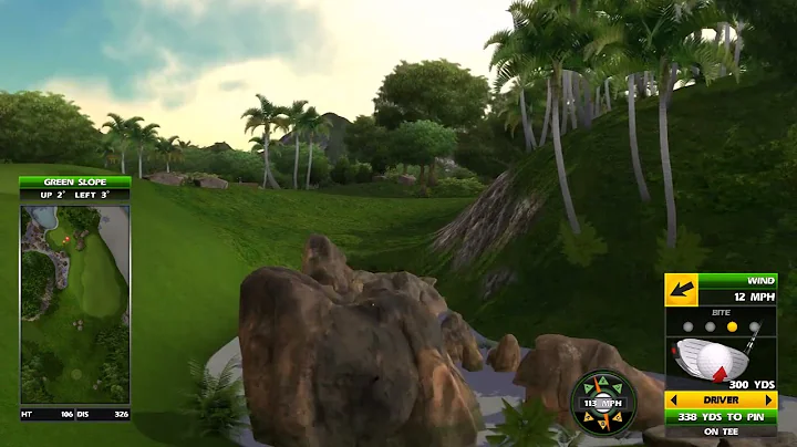Golden Tee Great Shot on Anse Cocos!