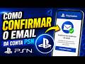 Como confirmar o email da sua conta Psn