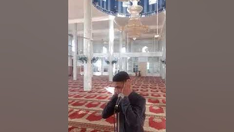 اذان  العصر🤎💜💙 بصوت القارئ المبدع💛🧡🤍 مصطفى الشمري 💛💚💙في جامع حي العصري❤🧡💛 مقام بيات