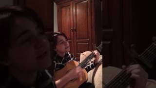 Video thumbnail of "Ricky Montgomery cover of Line Without a Hook performed by Liv in a noisy living room"