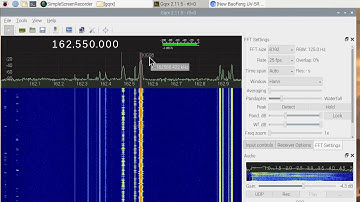 SDR Raspberry Pi 4 Gqrx Bookmarks