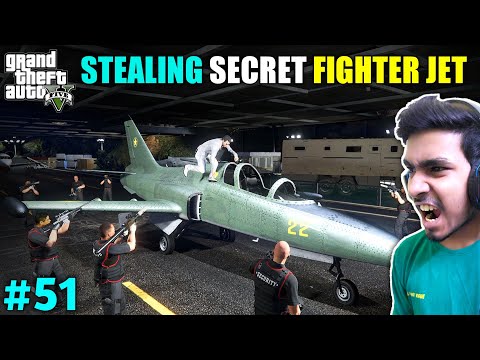 STEALING FIGHTER JET GONE WRONG | GTA V GAMEPLAY #51